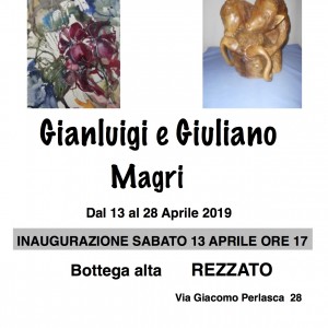 “EMOZIONI DIVERSE 3″  Mostra di pittura e scultura Gianluigi e Giuliano Magri